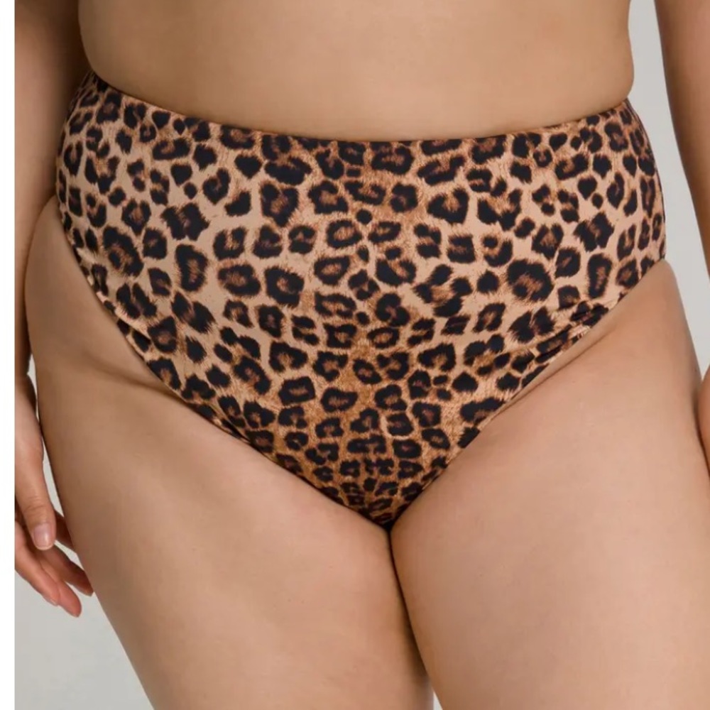 Good American high waisted reversible bikini bottoms